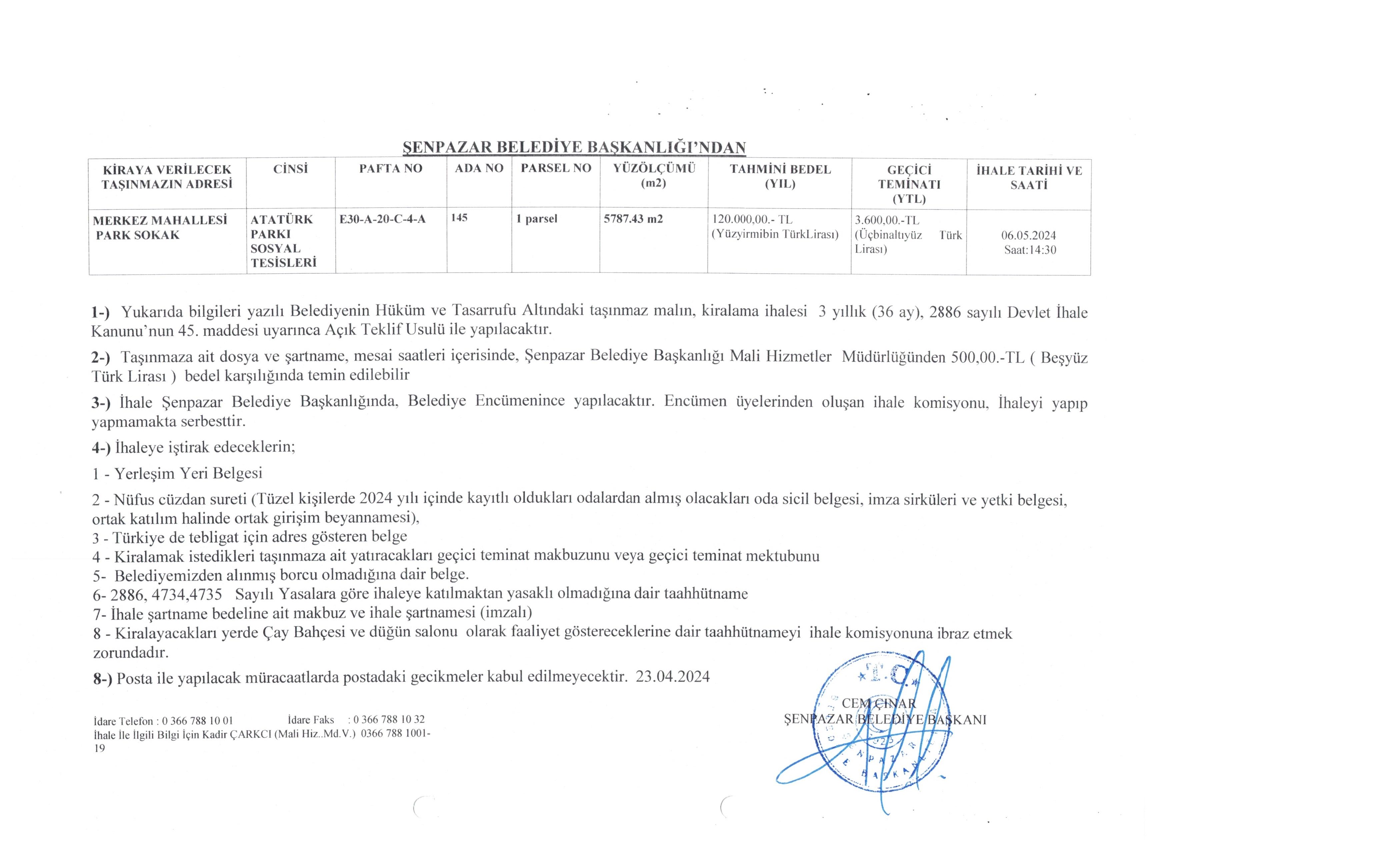 Şenpazar Belediyesi Haber & Duyurular Listesi